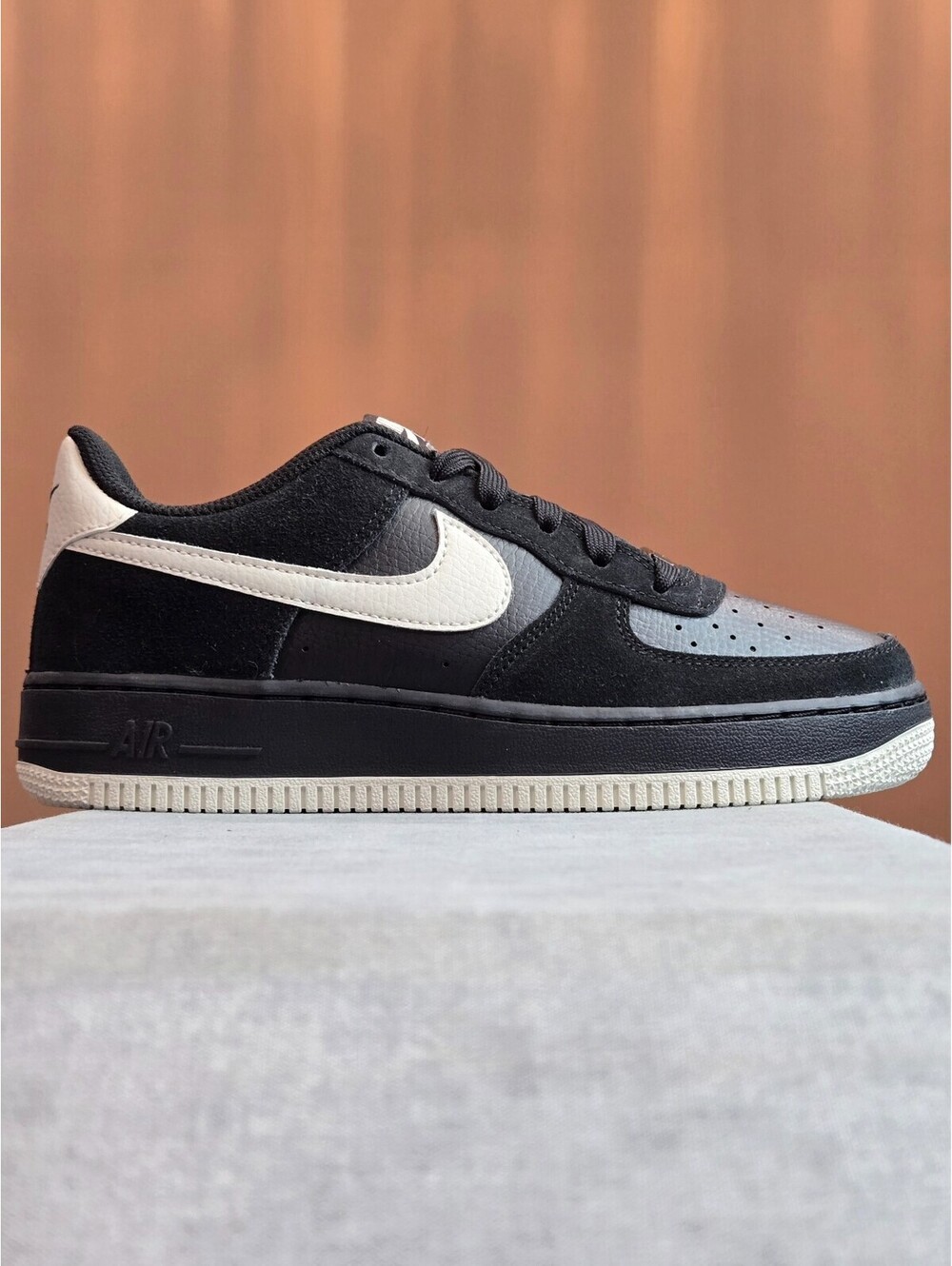 Nike Air Force 1 LV8 2 - Black Light Bone (HV4760-001) Youth Size 4Y Women's 5.5